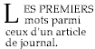 Illustration de l'effet combiné des pseudo-éléments :first-letter et :first-line.