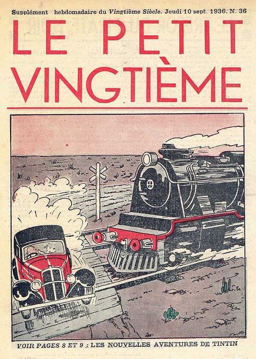 Couverture de l'album 10 septembre 1936: Les nouvelles aventures de Tintin