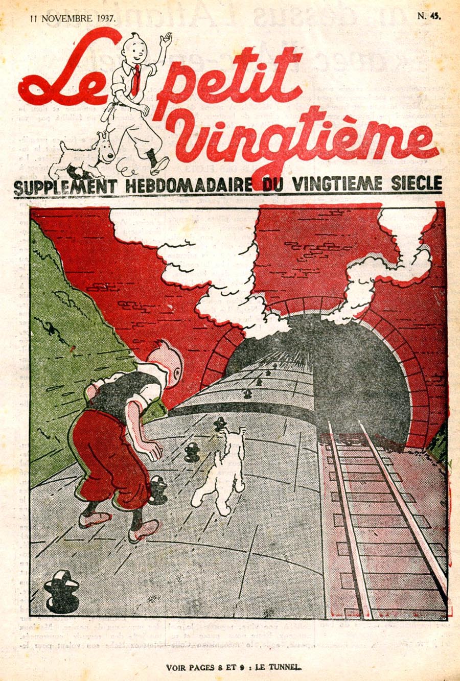 Couverture de l'album 11 novembre 1937 : le tunnel