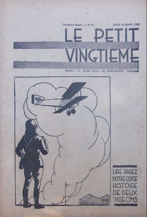 Consulter les informations sur la BD 13 mars 1930: Histoire de deux pigeons