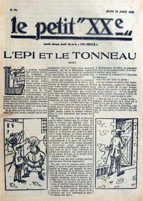 Consulter les informations sur la BD 15 août 1929: L'Épi et le Tonneau