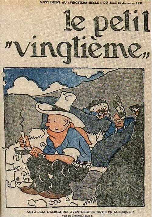 Couverture de l'album 15 décembre 1932: As-tu déjà l'album des aventures de Tintin en Amérique ?