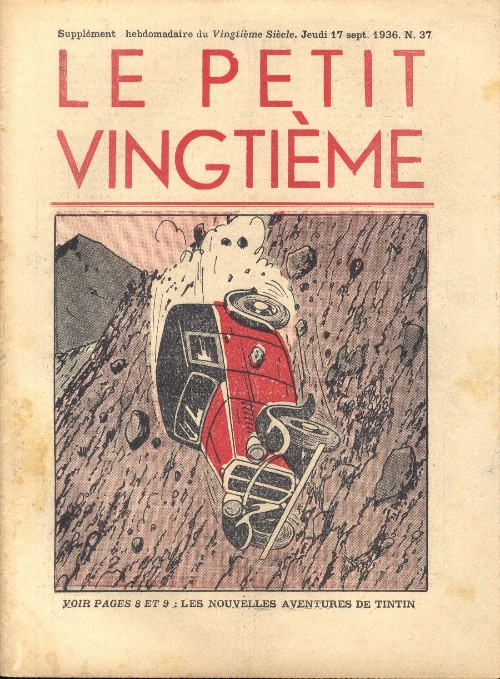 Couverture de l'album 17 septembre 1936: Les nouvelles aventures de Tintin