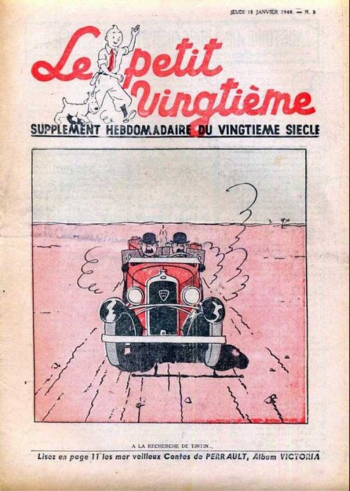 Consulter les informations sur la BD 18 janvier 1940 : A la recherche de Tintin