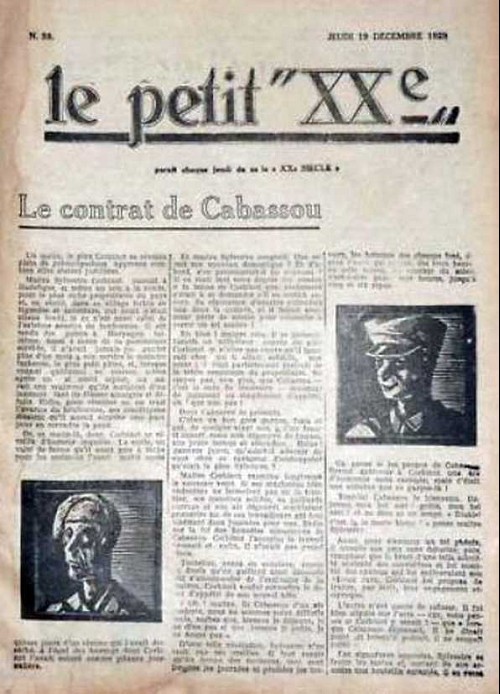 Consulter les informations sur la BD 19 décembre 1929: Le contrat de Cabassou