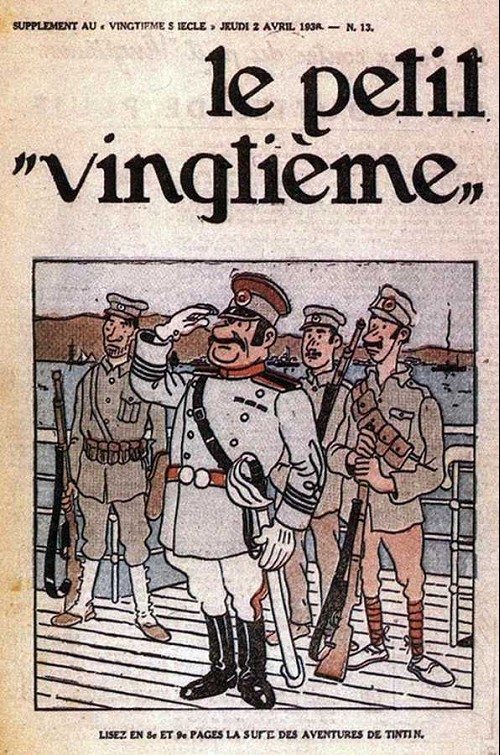 Couverture de l'album 2 avril 1936: La suite de aventures de Tintin