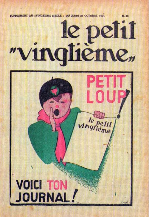 Couverture de l'album 22 octobre 1931: Petit Loup ! Voici ton journal !