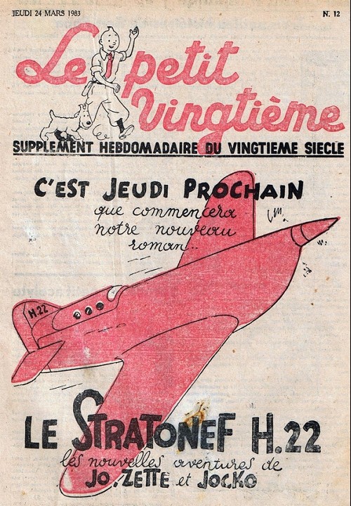 Consulter les informations sur la BD 24 mars 1938 : Jeudi prochain, Le Stratonef H.22