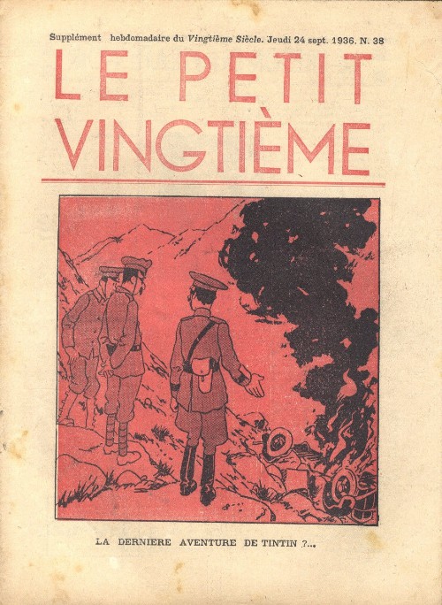 Couverture de l'album 24 septembre 1936: La dernière aventure de Tintin ?