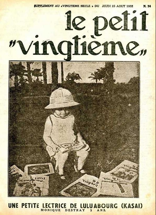 Consulter les informations sur la BD 25 août 1932: Une petite lectrice du Luluabourg (Kasai)