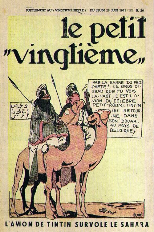 Consulter les informations sur la BD 25 juin 1931: L'avion de Tintin survole le Sahara