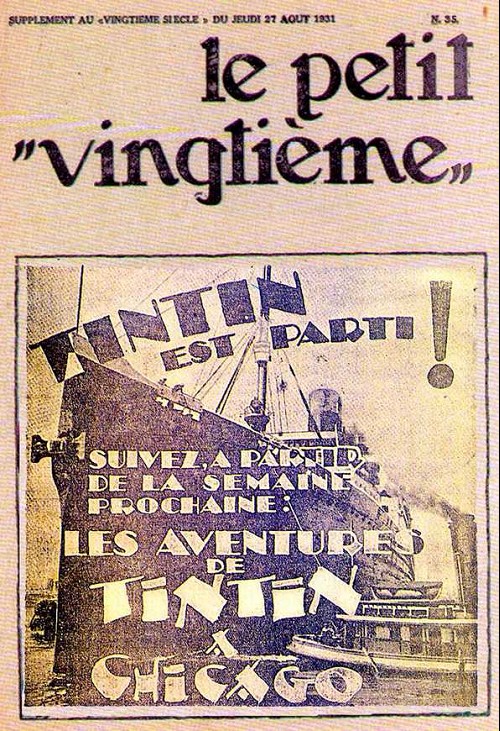 Couverture de l'album 27 août 1931: Tintin est parti !