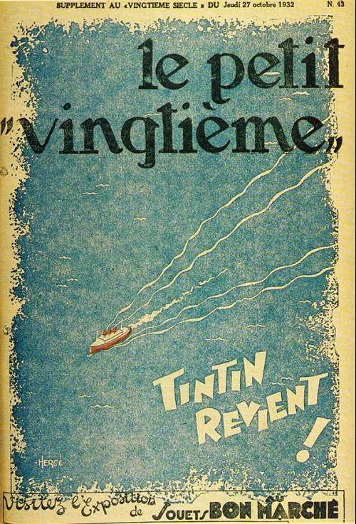 Couverture de l'album 27 octobre 1932: Tintin revient !