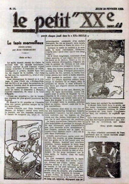 Consulter les informations sur la BD 28 février 1929: Le tapis merveilleux