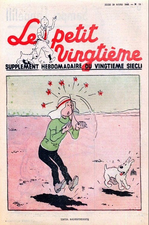 Couverture de l'album 28 mars 1940 : Tintin, Radiesthésiste