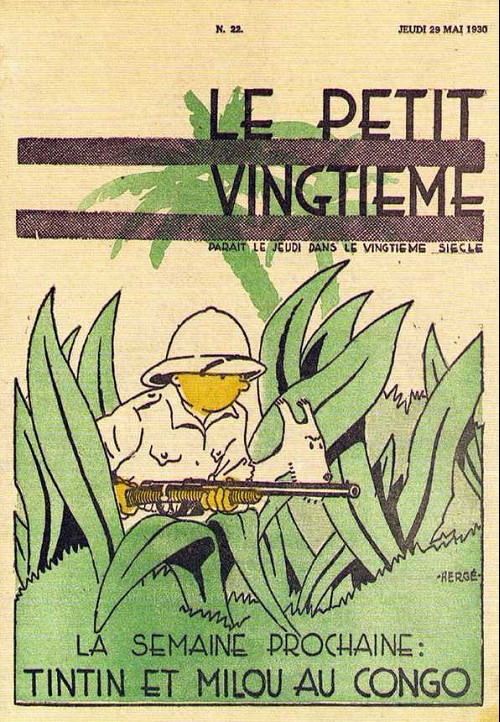 Couverture de l'album 29 mai 1930: La semaine prochaine : Tintin et Milou au Congo