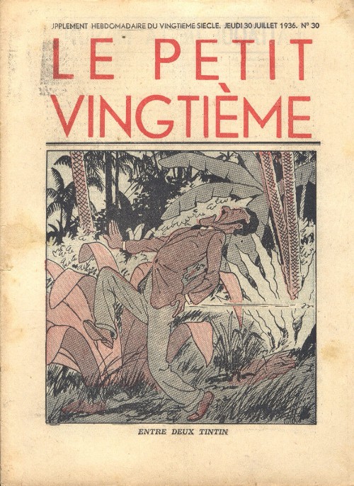 Couverture de l'album 30 juillet 1936: entre deux Tintin