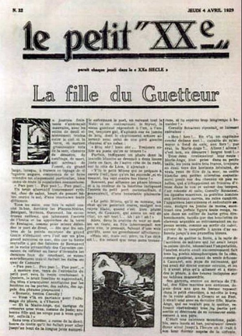 Consulter les informations sur la BD 4 avril 1929: La fille du Guetteur
