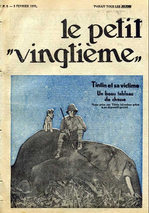 Couverture de l'album 5 février 1931: Tintin et sa victime...
