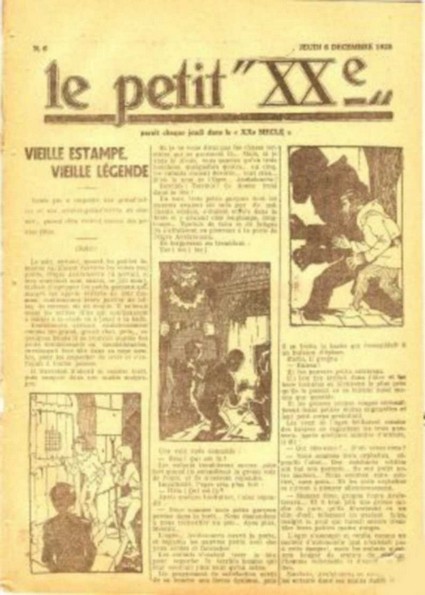 Consulter les informations sur la BD 6 décembre 1928: Vieille estampe. Vieille légende