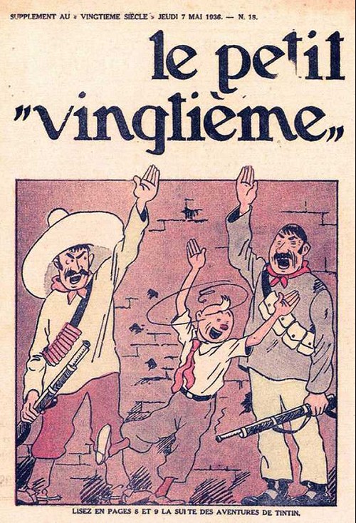 Couverture de l'album 7 mai 1936: La suite des aventures de Tintin
