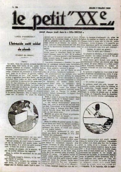 Consulter les informations sur la BD 7 mars 1929: L'intépide petit soldat de plomb