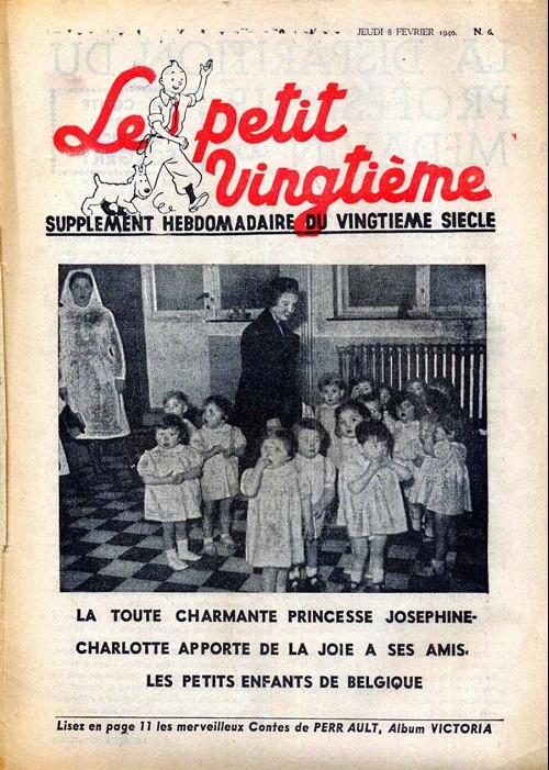 Couverture de l'album 8 février 1940 : la toute charmante princesse Josephine-Charlotte apporte la joie