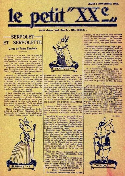 Consulter les informations sur la BD 8 novembre 1928: Serpolet et Serpolette