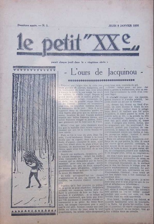 Consulter les informations sur la BD 9 janvier 1930: L'ours de Jacquinou