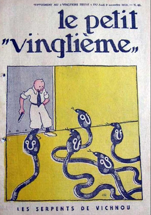 Couverture de l'album 9 novembre 1933: Les serpents de Vichnou