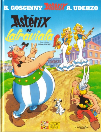 Couverture de l'album Astérix et Latraviata