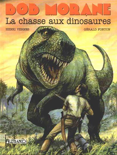 Couverture de l'album La chasse aux dinosaures Claude Lefrancq