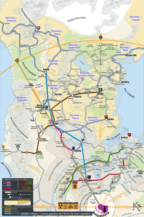 Carte de la Tour Sombre