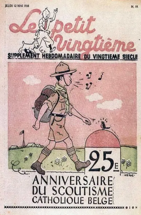 Consulter les informations sur la BD 12 mai 1938 : 25e Anniversaire du Scoutisme Catholique Belge