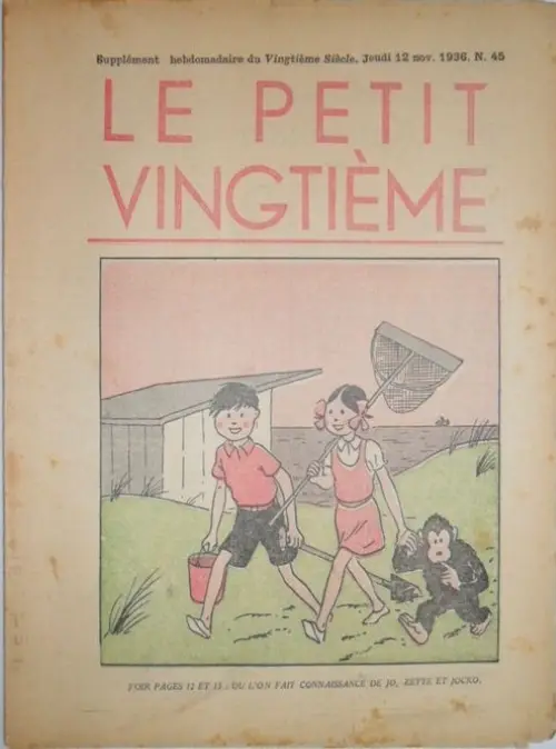 Consulter les informations sur la BD 12 novembre 1936: Où l'on fait connaissance de Jo, Zette, et Jocko