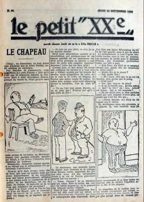 Consulter les informations sur la BD 12 septembre 1929: Le chapeau