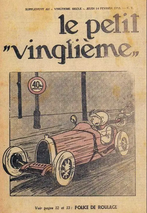 Consulter les informations sur la BD 14 février 1935: Police de Roulage