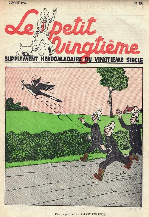 Couverture de l'album 19 août 1937 : La pie voleuse