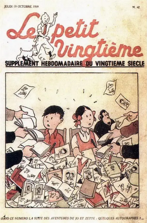 Consulter les informations sur la BD 19 octobre 1939 : La suite des aventures de Jo et Zette; quelques autographes !...