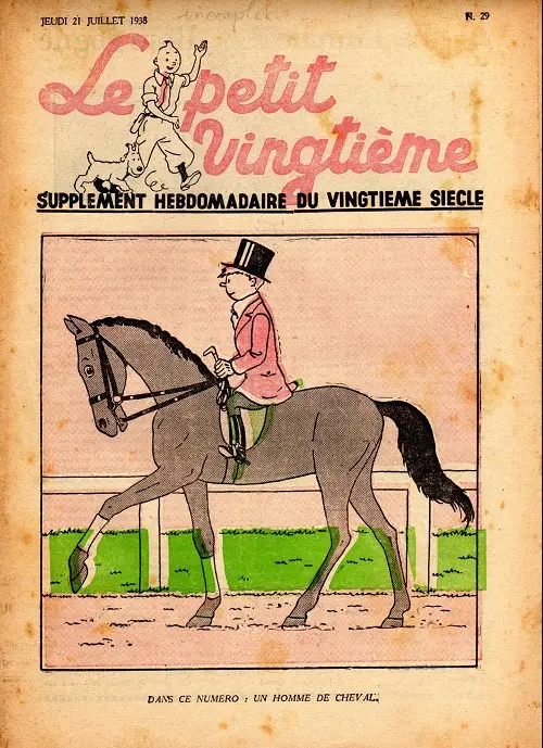 Consulter les informations sur la BD 21 juillet 1938 : Un homme de cheval...