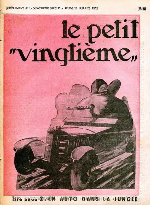 Couverture de l'album 23 juillet 1931: En auto dans la jungle