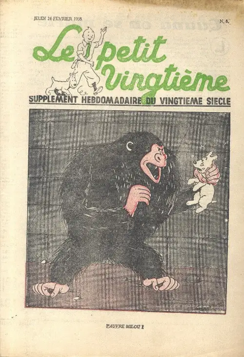 Consulter les informations sur la BD 24 février 1938 : pauvre Milou!