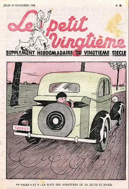Consulter les informations sur la BD 24 novembre 1938 : La suite des aventures de Jo, Zette et Jocko