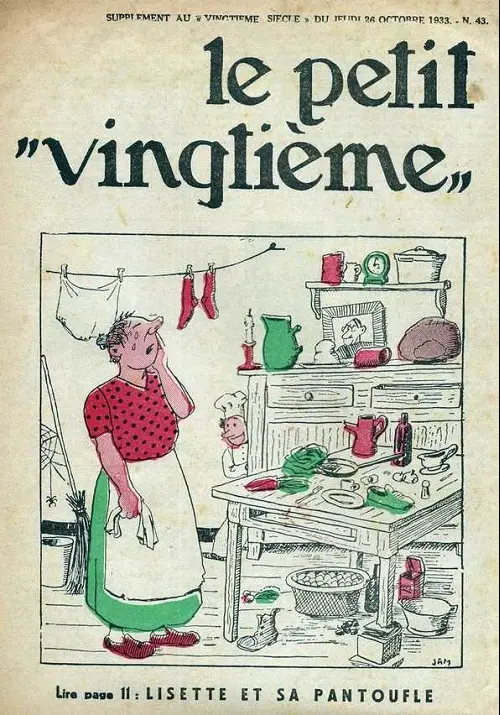 Consulter les informations sur la BD 26 octobre 1933: Lisette et sa pantoufle