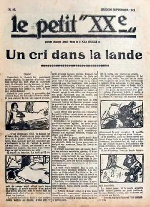 Consulter les informations sur la BD 26 septembre 1929: Un cri dans la lande