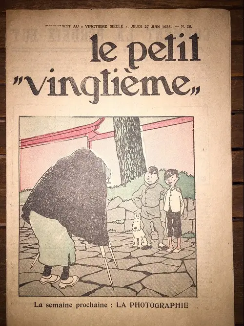 Consulter les informations sur la BD 27 juin 1935: La semaine prochaine : La photographie