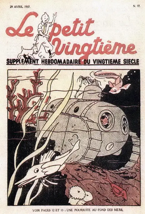 Couverture de l'album 29 avril 1937 : une poursuite au fond des mers