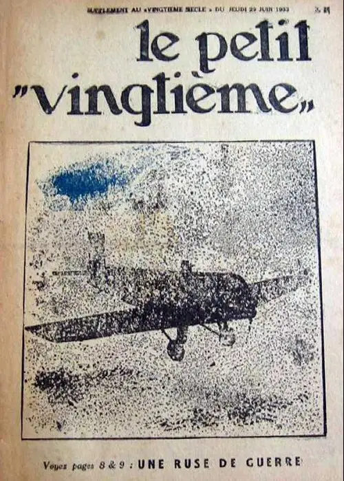 Consulter les informations sur la BD 29 juin 1933: Une ruse de guerre