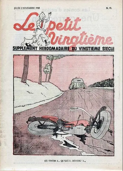 Consulter les informations sur la BD 3 novembre 1938 : Et Tintin ? Qu'est-il devenu ?