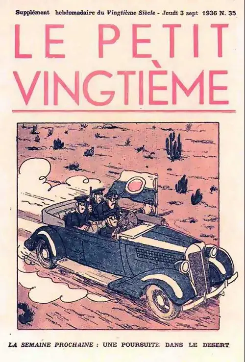 Consulter les informations sur la BD 3 septembre 1936: la semaine prochaine: Une poursuite dans le désert